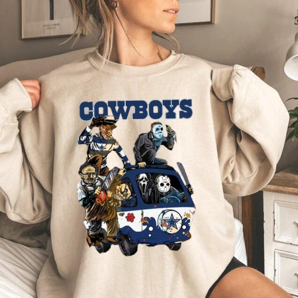 Dallas Cowboy Football Halloween Halloween Dallas Football Sweatshirt